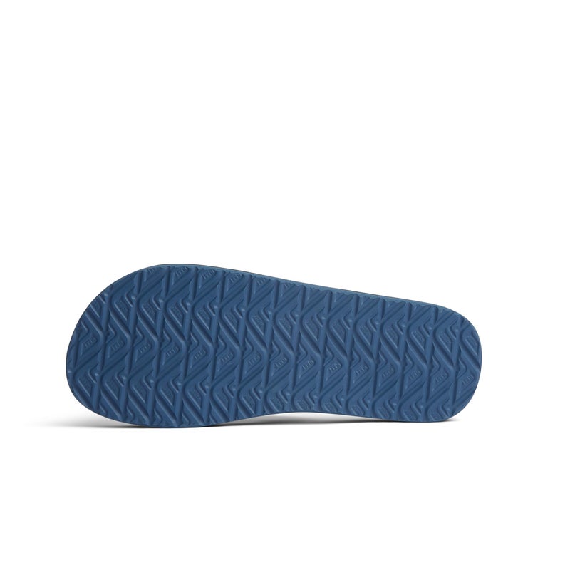 Reef Smoothy Mens Beach Flip Flop, Soft Woven Strap Made From 100% Recycled PET, Vintage Blue, 12 - Image 3